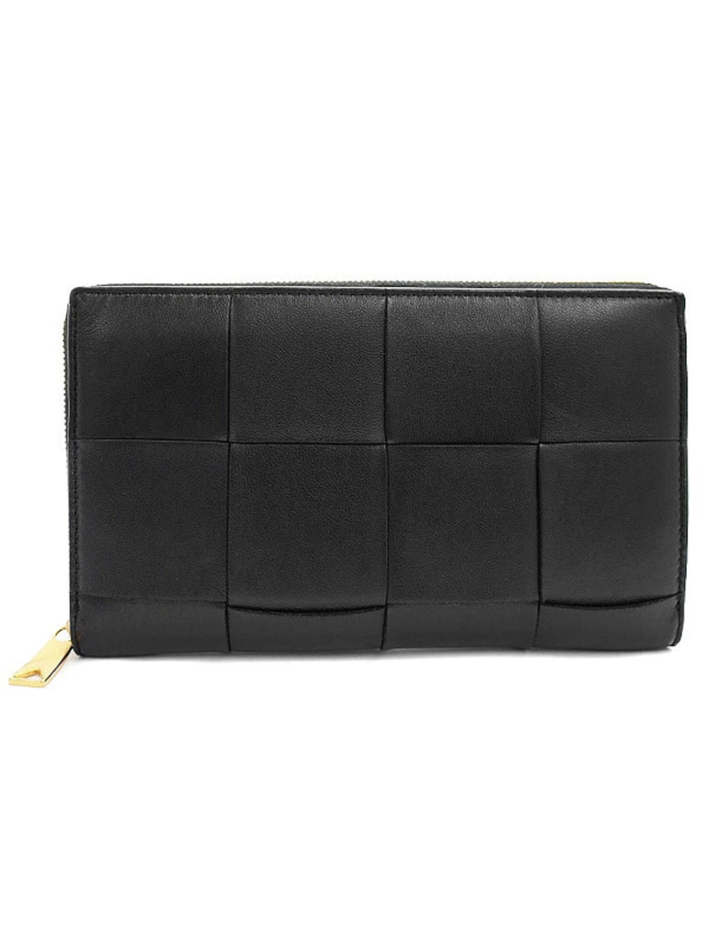 Bottega Veneta Maxi Intrecciato Zip Around Wallet Round Zipper Long
